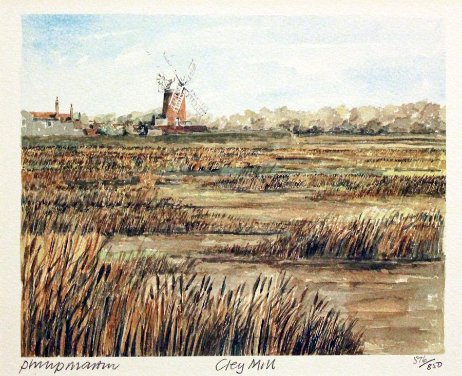 Cley Mill by Philip Martin  Cley Mill by Philip Martin