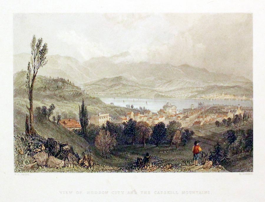 Hudson City and Catskill Mountains