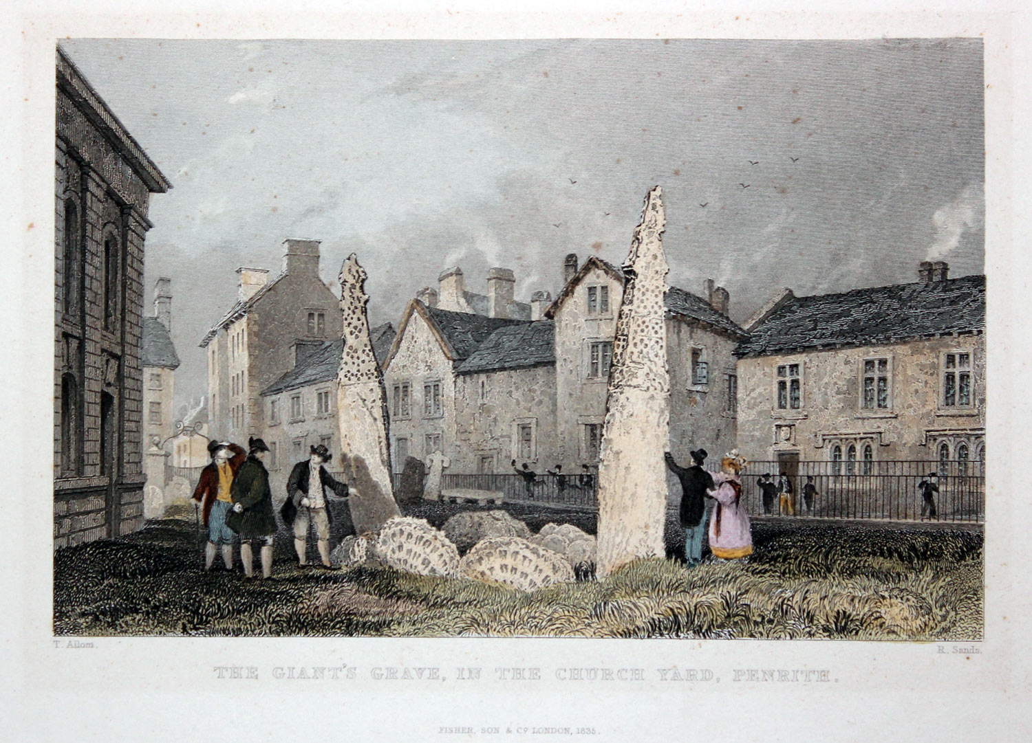 The Giant's Grave, Penrith by Thomas Allom and R. Sands  The Giant's Grave, Penrith by Thomas Allom and R. Sands