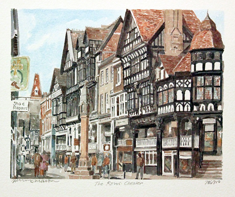 The Rows Chester by Philip Martin Portraits of Britain  The Rows Chester by Philip Martin Portraits of Britain