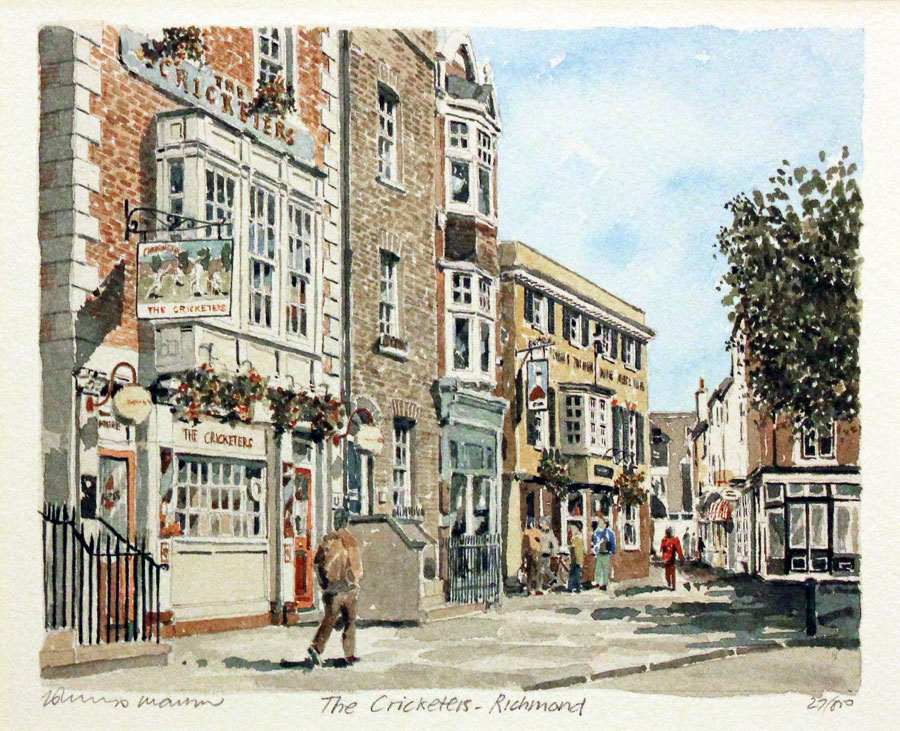 The Cricketers Richmond Surrey by Philip Martin  The Cricketers Richmond Surrey by Philip Martin