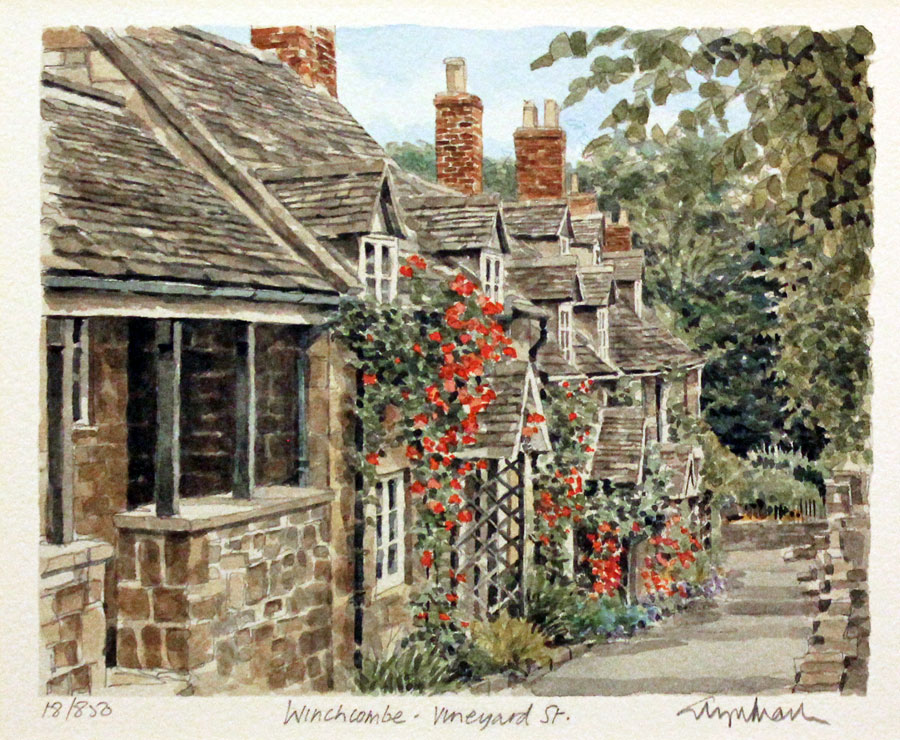 Vineyard Street Winchcombe by Glyn Martin  Vineyard Street Winchcombe by Glyn Martin