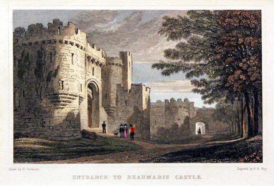 Beaumaris Castle, Anglesey by Henry Gastineau  Beaumaris Castle, Anglesey by Henry Gastineau