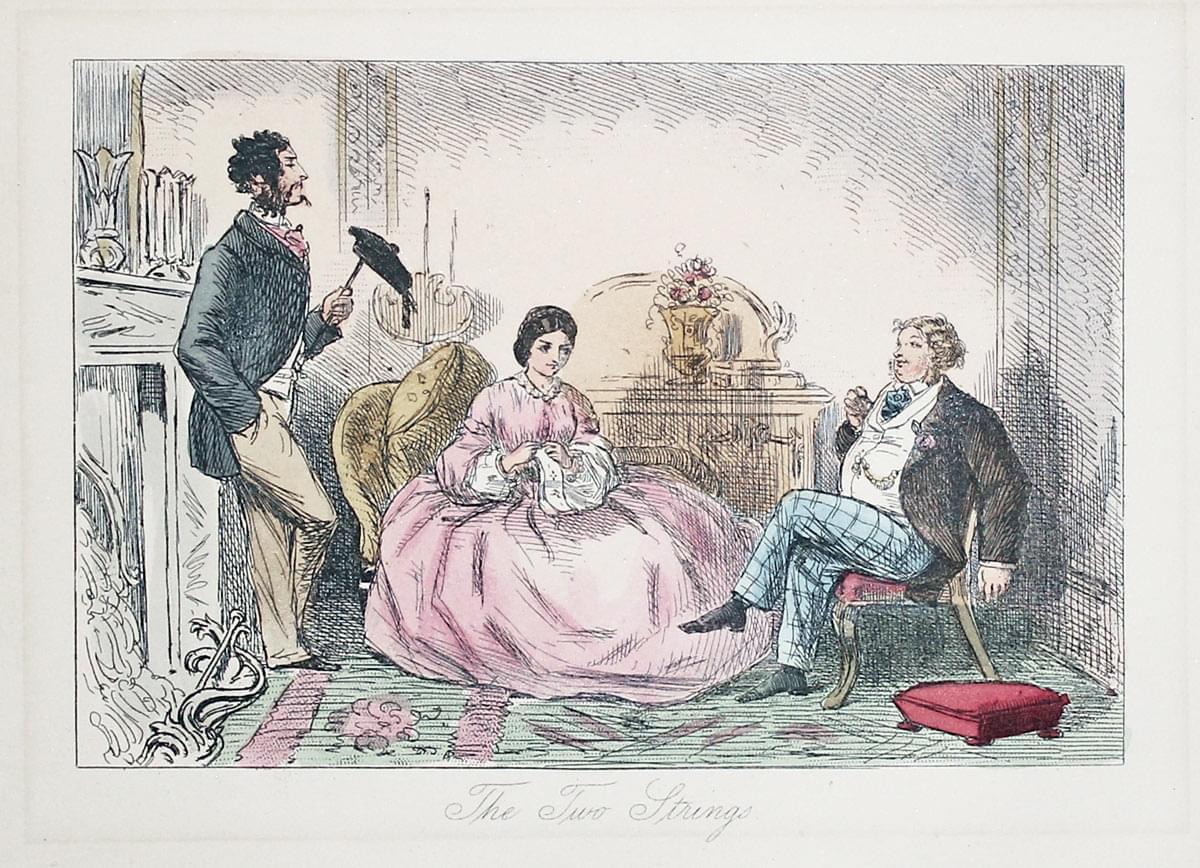 The Two Strings, John Leech  The Two Strings, John Leech