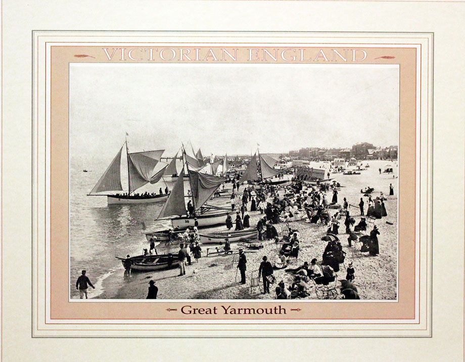 Great Yarmouth in 1896 - Old print of a photograph