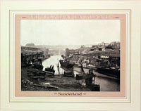 Sunderland in 1896 - Old print of a photograph