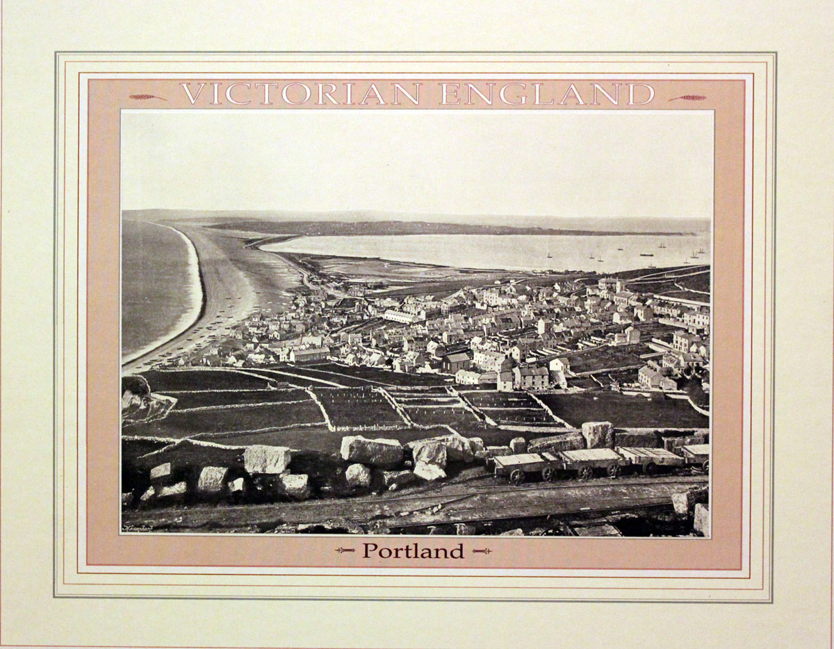 Portland in 1896 - Old print of a photograph