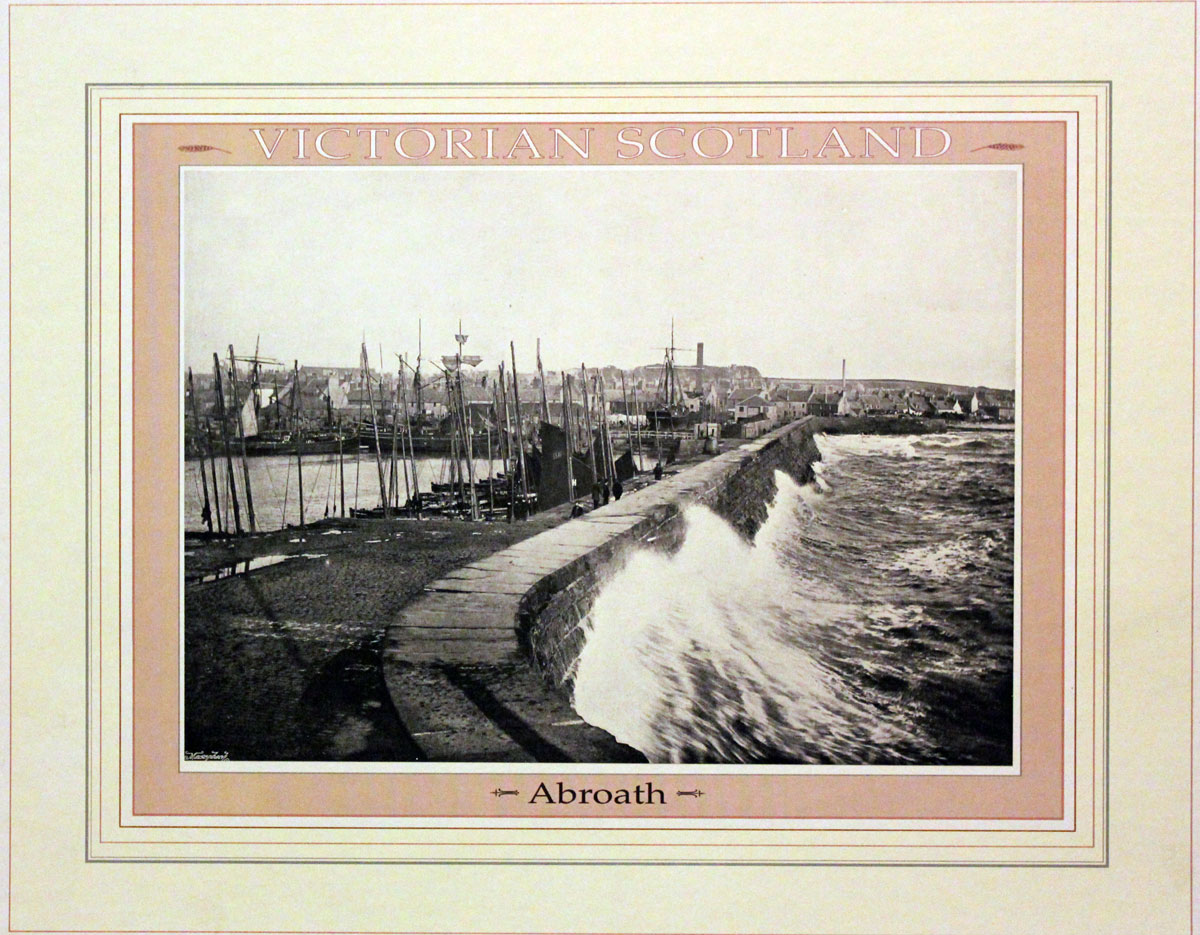 Abroath in 1896 - Old print of a photograph
