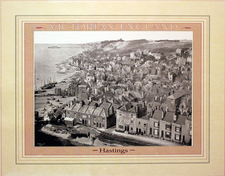Hastings in 1896 - Old print of a photograph