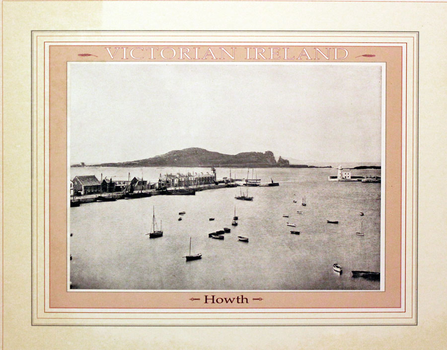 Howth Ireland in 1896 - Old print of a photograph