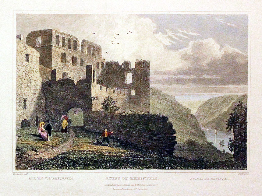 Rheinfels on the Rhine  Rheinfels on the Rhine