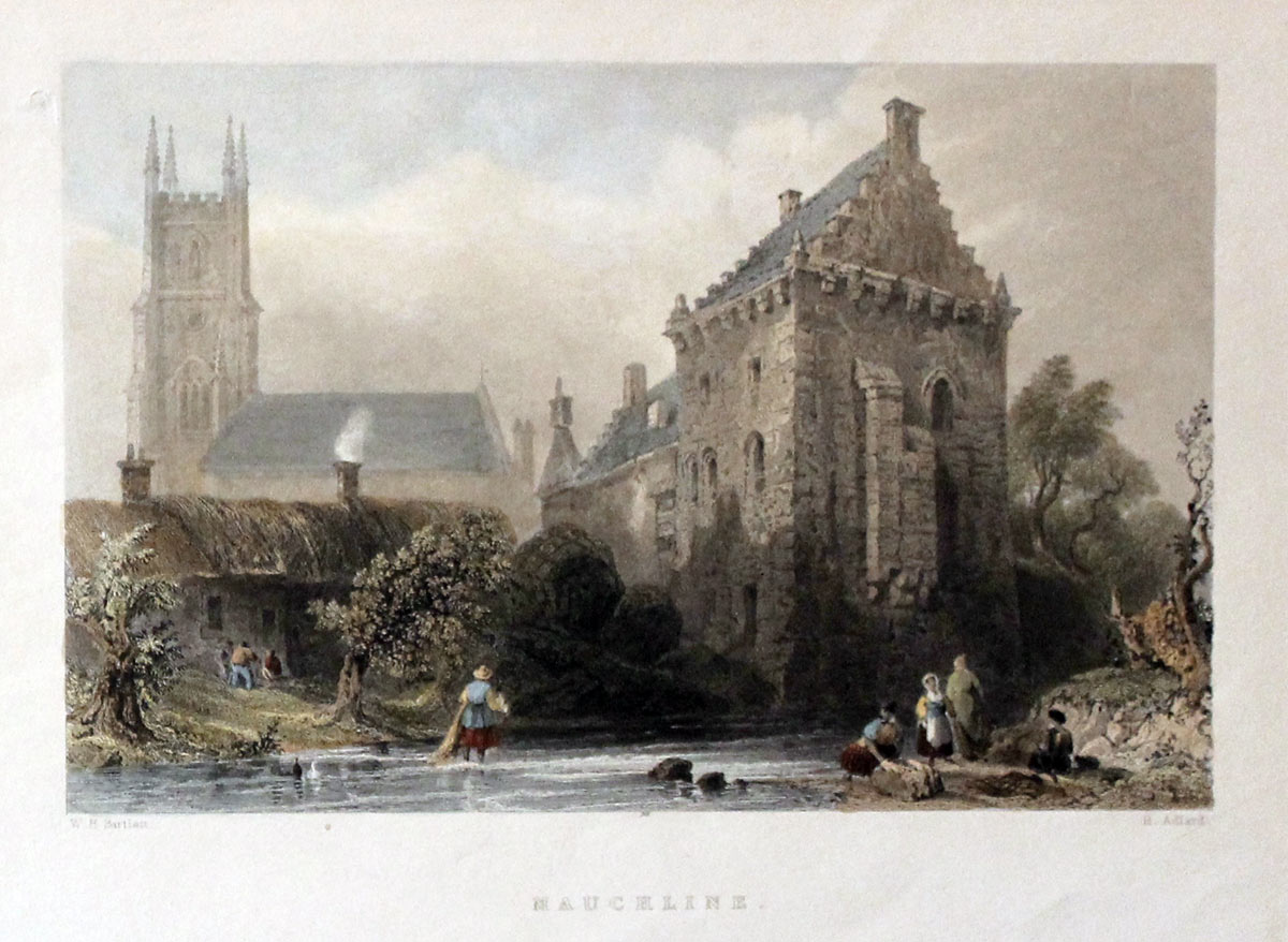 Mauchline by W. H. Bartlett