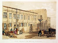 Old Mansion in Moor Street Liverpool - Lithograph by W. G. Herdman
