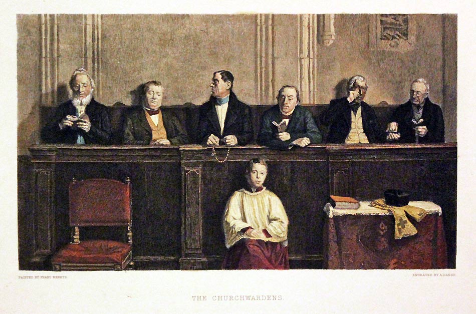 The Curchwardens by Franz Merrts  The Curchwardens by Franz Merrts