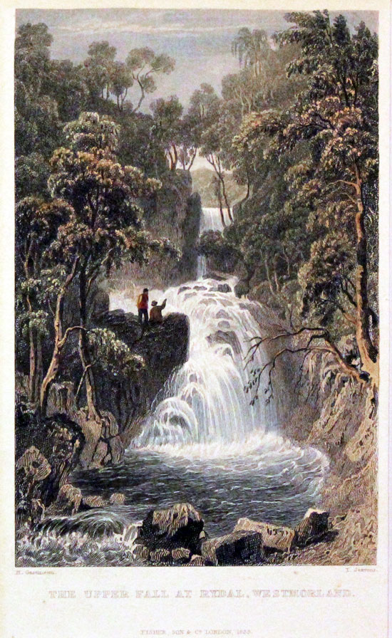  Upper Fall at Rydal, Westmorland 