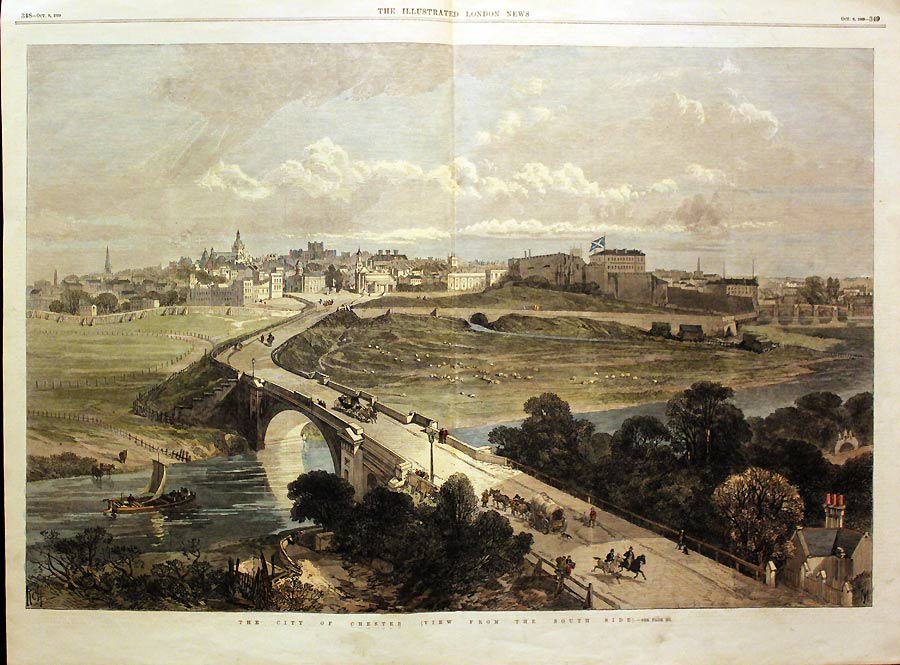 Chester in the London Illutrated 1869  Chester in the London Illutrated 1869