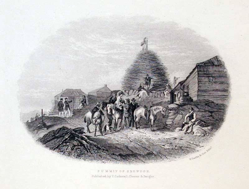 Summit of Snowdon Caernarvonshire  Summit of Snowdon Caernarvonshire