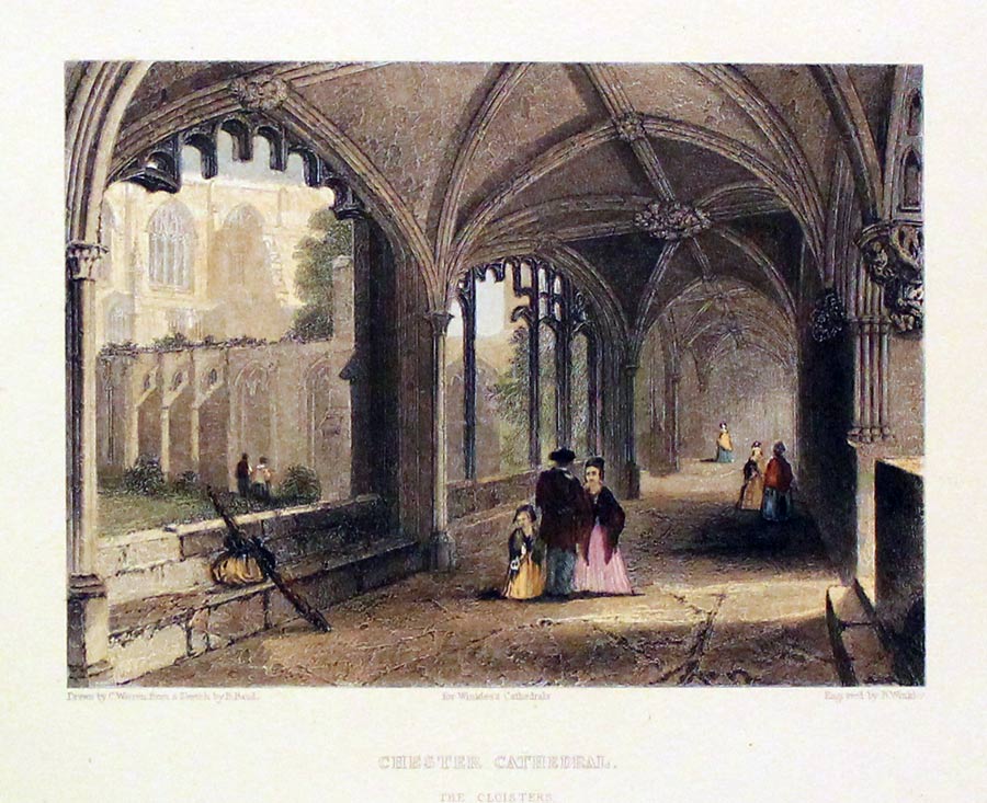 Chester Cathedral Cloisters Chester  Chester Cathedral Cloisters Chester