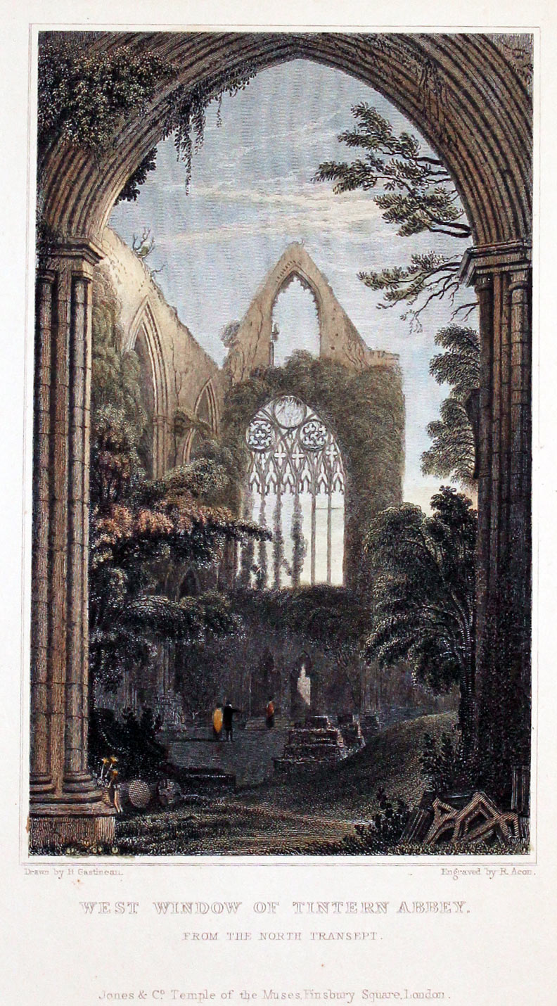 West Window of Tintern Abbey, Monmouthshire by Henry Gastineau