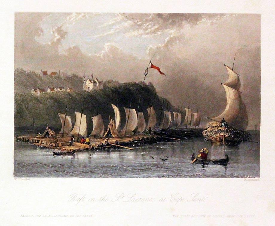 Raft on the St. Lawrence Canada