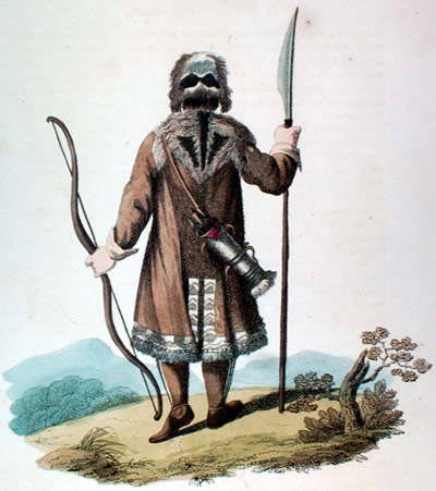 Back Figure of a Yakut in his Hunting Dress  Back Figure of a Yakut in his Hunting Dress