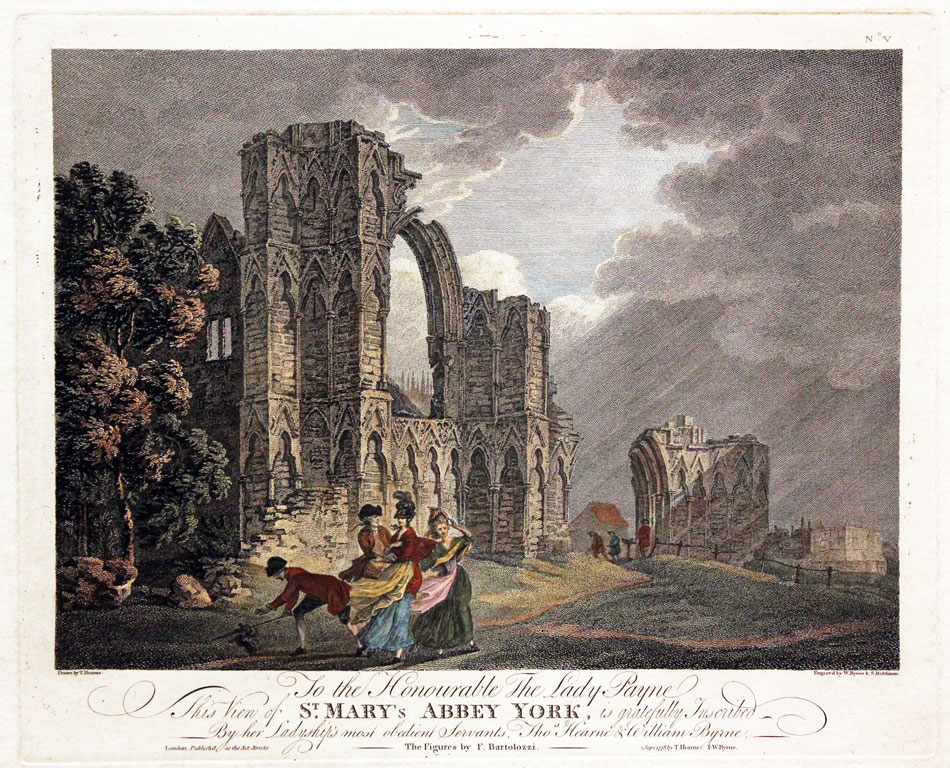 St. Mary's Abbey in York by T. Hearne  St. Mary's Abbey in York by T. Hearne