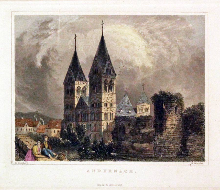 Aldernach on the River Rhine  Aldernach on the River Rhine