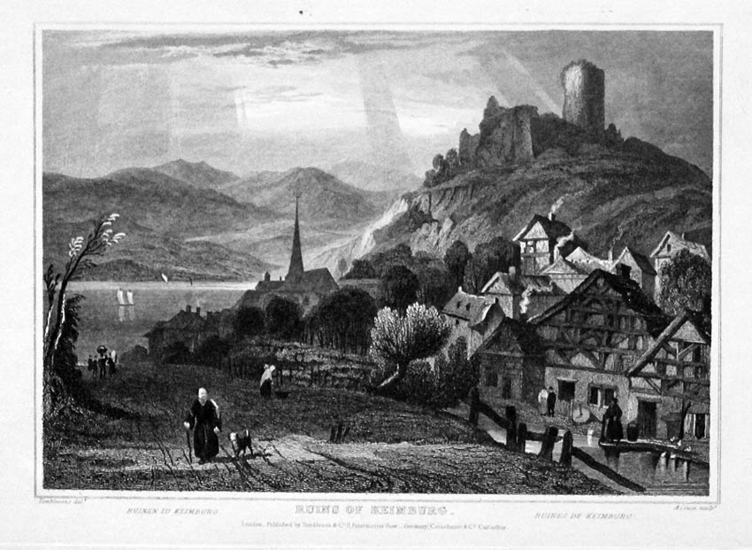 Ruins of Keimburg, Rhine  Ruins of Keimburg, Rhine