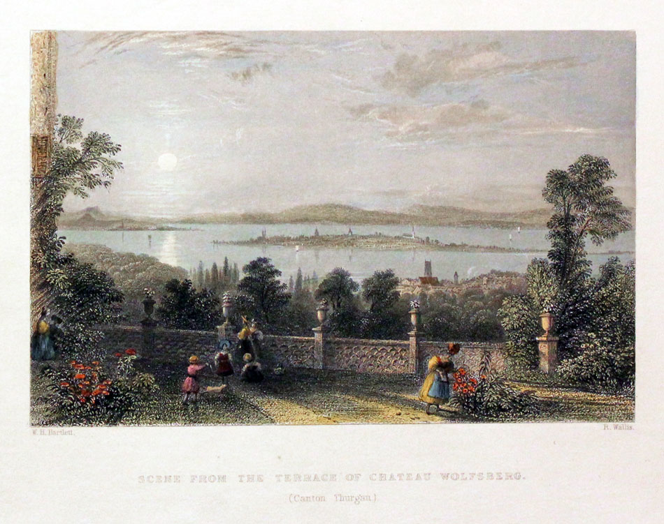 Scene from the Terrace of Chateau Wolfsberg   Scene from the Terrace of Chateau Wolfsberg