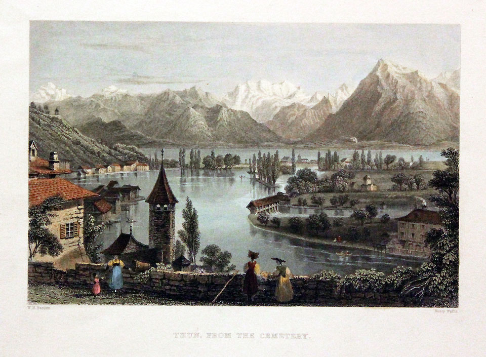 Thun from the Cemetery Switzerland  Thun from the Cemetery Switzerland
