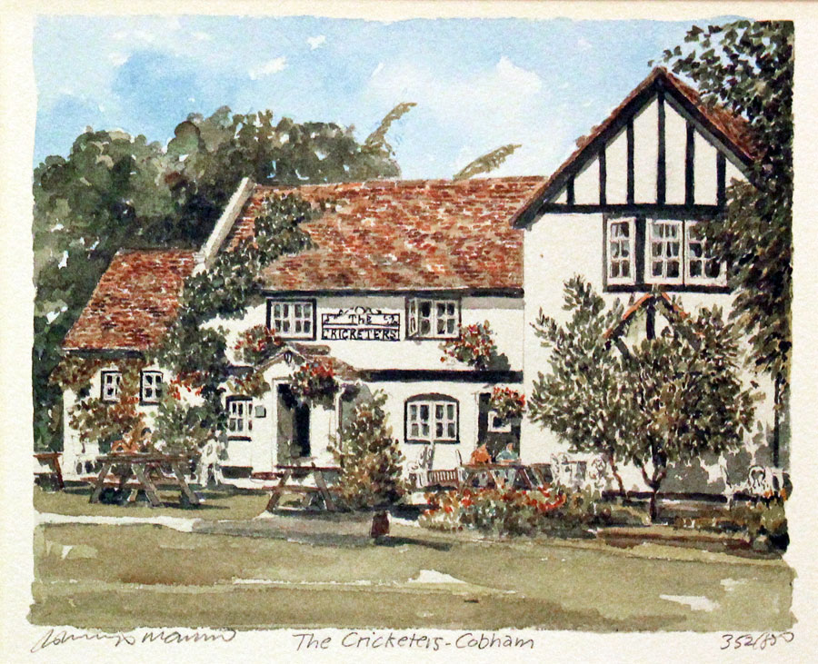 The Cricketers Cobham by Philip Martin  The Cricketers Cobham by Philip Martin