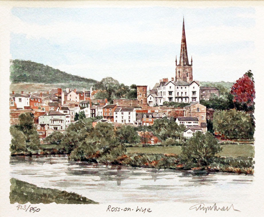 Ross-on-Wye View Herefordshire by Glyn Martin
