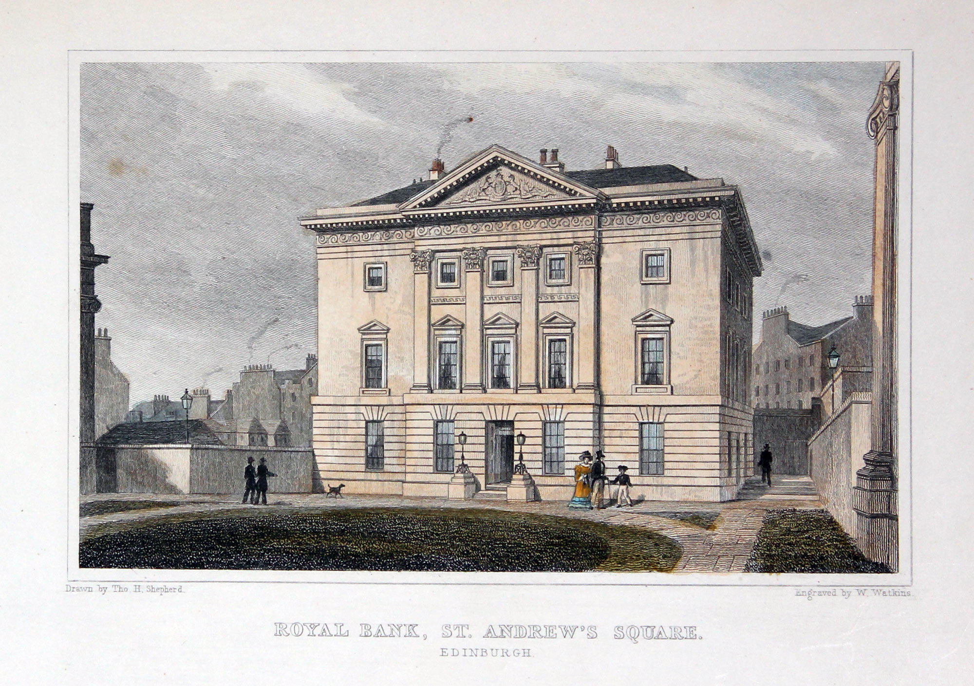 Royal Bank, St. Andrews =Square, Efinburgh, Thomas Shepherd
