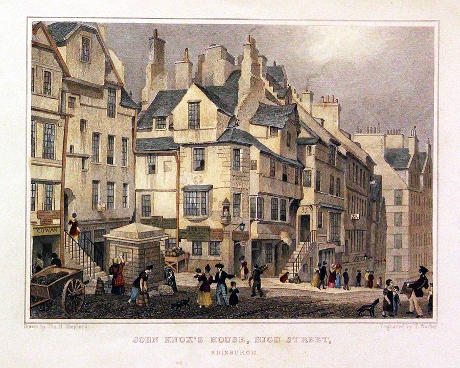 John Knox's House Edinburgh by Thomas Shepherd
