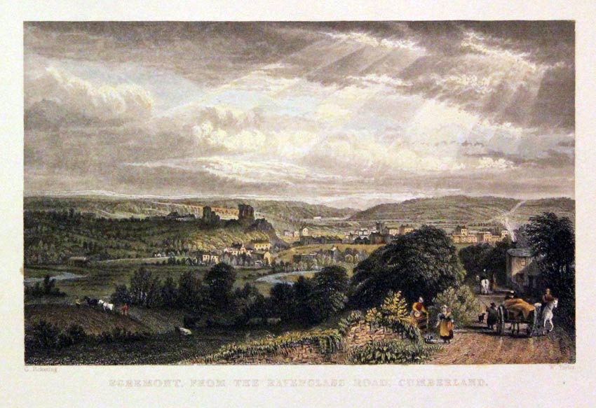 Egremont from Ravenglass Cumbria  Egremont from Ravenglass Cumbria