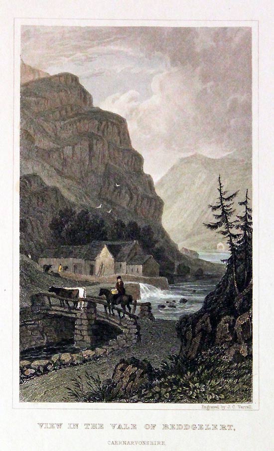 Beddgellert Caernarvonshireby Henry Gastineau  Beddgellert Caernarvonshireby Henry Gastineau