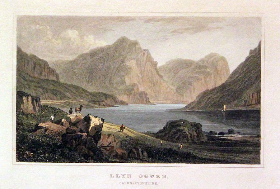 Llyn Ogwen, Caernarvonshire by Henry Gastineau  Llyn Ogwen, Caernarvonshire by Henry Gastineau