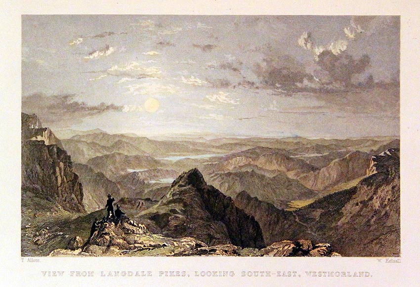  View from Langdale Pikes, looking South-East, Westmorland 