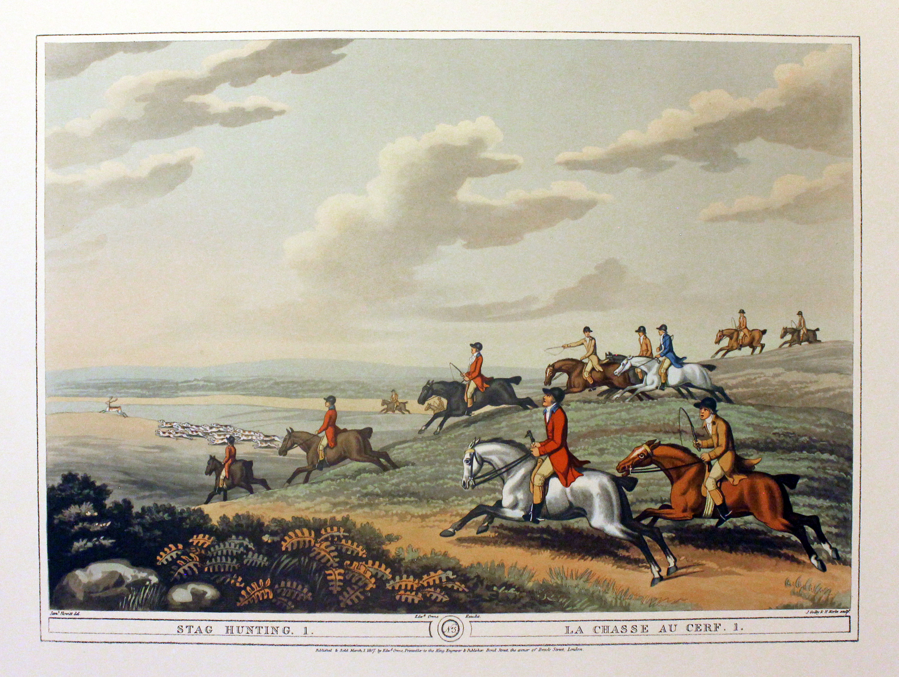 Stag Hunting 1 by Samuel Howitt  Stag Hunting 1 by Samuel Howitt