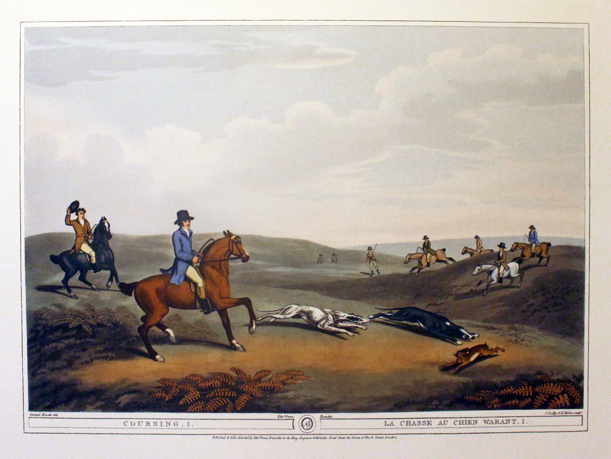 Coursing by Samuel Howitt  Coursing by Samuel Howitt