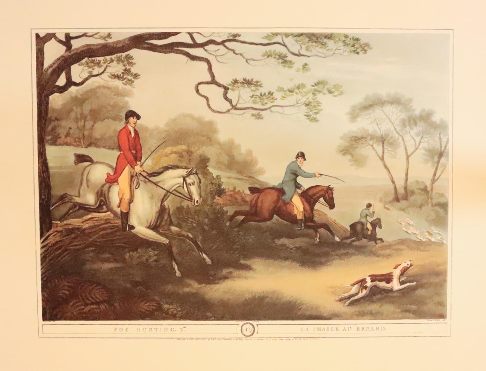 Fox Huntiung by Samuel Howitt  Fox Huntiung by Samuel Howitt