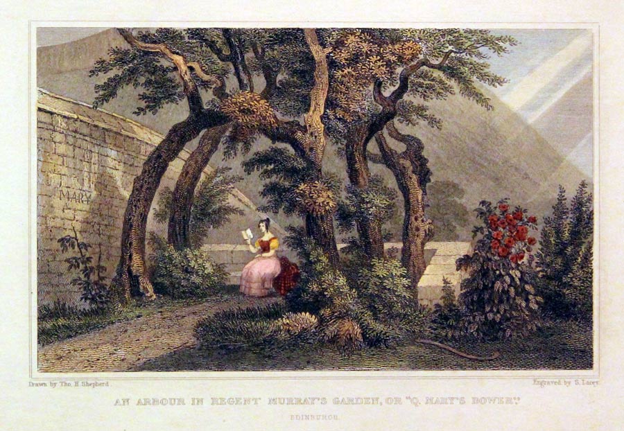 Arbour Regent Murray's Garden Edinburgh by Thomas Shepherd