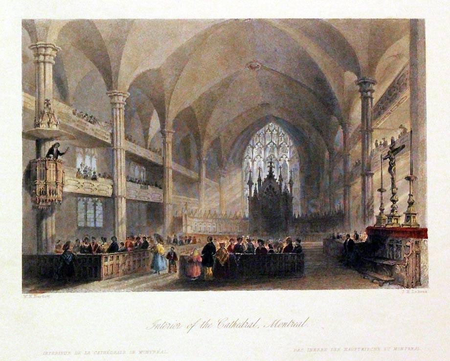 Interior Montreal Cathedral