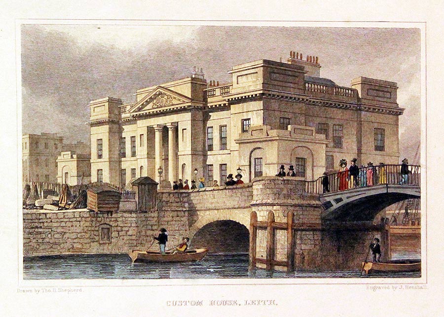 Custom House Leith Edinburgh by Thomas Shepherd