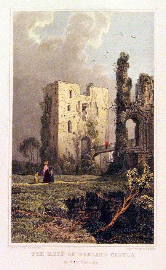 Keep Raglan Castle in Monmouthshire
