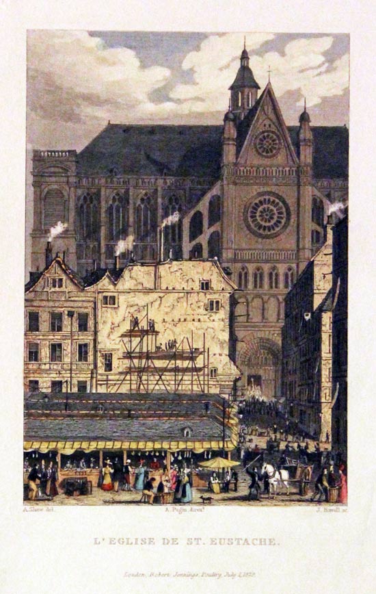 L'Eglise de St. Eustache Paris  L'Eglise de St. Eustache Paris