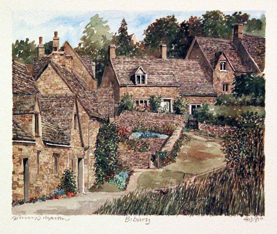 Bibury by Glyn Martin  Bibury by Glyn Martin
