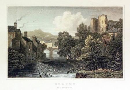  Brecon, South Wales by Henry Gastineau 