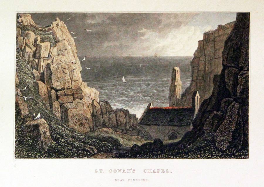 St. Gowan's Chapel, near Pembroke  St. Gowan's Chapel, near Pembroke