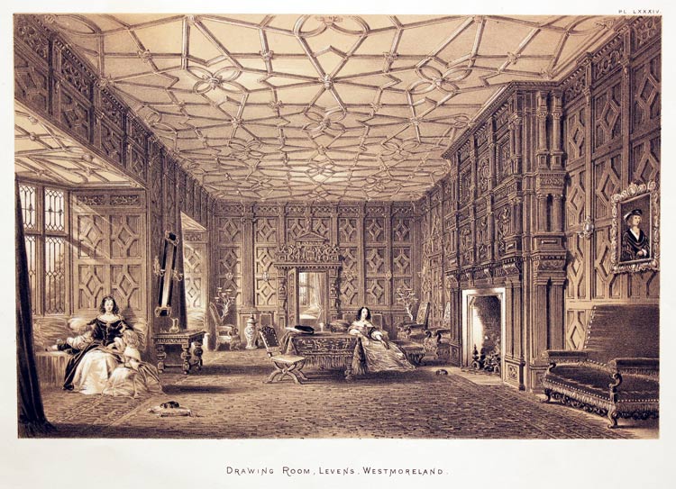 Drawing Room at Nevens Hall Westmorland